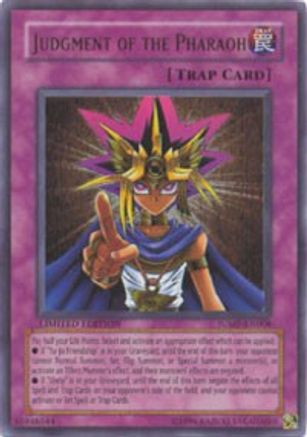 Judgment of the Pharaoh (JUMP-EN008) - Shonen Jump Magazine Promos Limited - Premium Yugioh Single from Konami - Just $23.36! Shop now at Game Crave Tournament Store