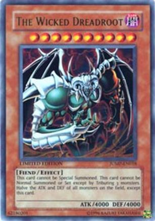 The Wicked Dreadroot (JUMP-EN018) - Shonen Jump Magazine Promos Limited - Premium Yugioh Single from Konami - Just $5.17! Shop now at Game Crave Tournament Store
