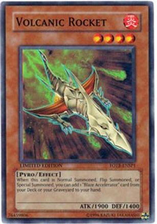 Volcanic Rocket (FOTB-ENSP1) - Sneak Preview Series 3 Limited - Premium Yugioh Single from Konami - Just $5.58! Shop now at Game Crave Tournament Store