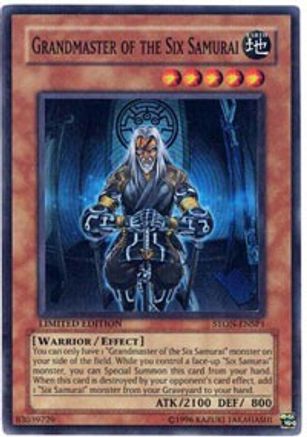 Grandmaster of the Six Samurai (STON-ENSP1) - Sneak Preview Series 3 Limited - Premium Yugioh Single from Konami - Just $5.34! Shop now at Game Crave Tournament Store