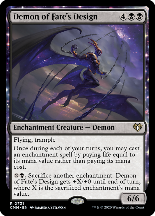 Demon of Fate's Design (CMM-731) - Commander Masters: (nyxtouched) - Premium MTG Single from Wizards of the Coast - Just $0.08! Shop now at Game Crave Tournament Store