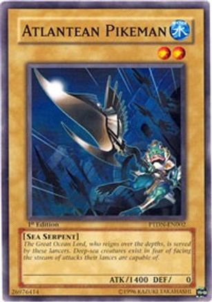 Atlantean Pikeman (PTDN-EN002) - Phantom Darkness 1st Edition - Premium Yugioh Single from Konami - Just $0.25! Shop now at Game Crave Tournament Store