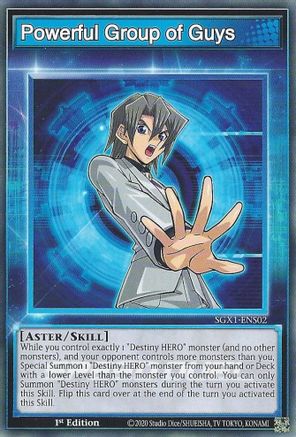 Powerful Group of Guys (SGX1-ENS02) - Speed Duel GX: Duel Academy Box 1st Edition - Premium Yugioh Single from Konami - Just $0.25! Shop now at Game Crave Tournament Store