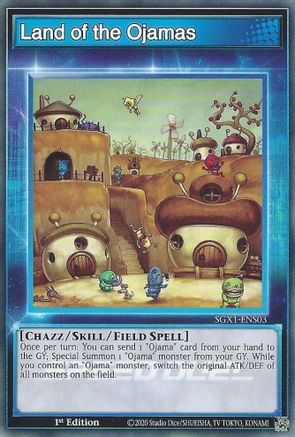 Land of the Ojamas (SGX1-ENS03) - Speed Duel GX: Duel Academy Box 1st Edition - Premium Yugioh Single from Konami - Just $0.25! Shop now at Game Crave Tournament Store