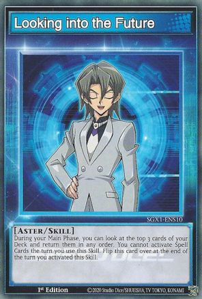 Looking into the Future (SGX1-ENS10) - Speed Duel GX: Duel Academy Box 1st Edition - Premium Yugioh Single from Konami - Just $0.25! Shop now at Game Crave Tournament Store