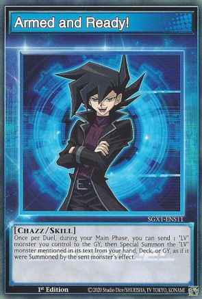 Armed and Ready! (SGX1-ENS11) - Speed Duel GX: Duel Academy Box 1st Edition - Premium Yugioh Single from Konami - Just $0.25! Shop now at Game Crave Tournament Store