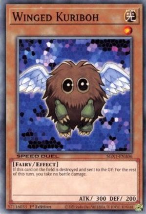 Winged Kuriboh (SGX1-ENA06) - Speed Duel GX: Duel Academy Box 1st Edition - Premium Yugioh Single from Konami - Just $0.25! Shop now at Game Crave Tournament Store