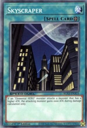 Skyscraper (SGX1-ENA15) - Speed Duel GX: Duel Academy Box 1st Edition - Premium Yugioh Single from Konami - Just $0.25! Shop now at Game Crave Tournament Store