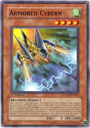 Armored Cybern (PTDN-EN009) - Phantom Darkness 1st Edition - Premium Yugioh Single from Konami - Just $0.25! Shop now at Game Crave Tournament Store