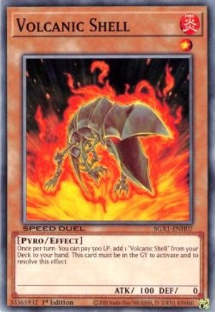 Volcanic Shell (SGX1-ENH07) - Speed Duel GX: Duel Academy Box 1st Edition - Premium Yugioh Single from Konami - Just $0.08! Shop now at Game Crave Tournament Store