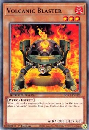 Volcanic Blaster (SGX1-ENH08) - Speed Duel GX: Duel Academy Box 1st Edition - Premium Yugioh Single from Konami - Just $0.25! Shop now at Game Crave Tournament Store