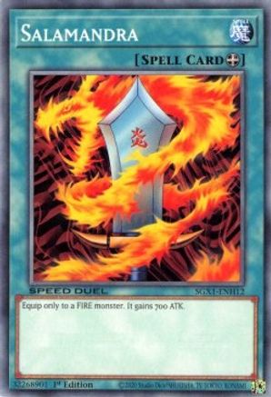 Salamandra (SGX1-ENH12) - Speed Duel GX: Duel Academy Box 1st Edition - Premium Yugioh Single from Konami - Just $0.25! Shop now at Game Crave Tournament Store