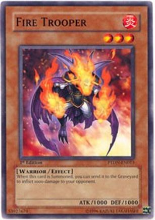 Fire Trooper (PTDN-EN013) - Phantom Darkness Unlimited - Premium Yugioh Single from Konami - Just $0.31! Shop now at Game Crave Tournament Store