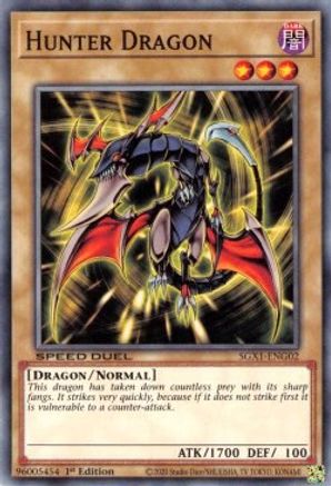 Hunter Dragon (SGX1-ENG02) - Speed Duel GX: Duel Academy Box 1st Edition - Premium Yugioh Single from Konami - Just $0.25! Shop now at Game Crave Tournament Store