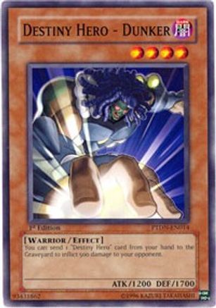 Destiny Hero - Dunker (PTDN-EN014) - Phantom Darkness 1st Edition - Premium Yugioh Single from Konami - Just $0.29! Shop now at Game Crave Tournament Store