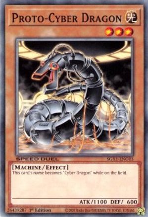 Proto-Cyber Dragon (SGX1-ENG03) - Speed Duel GX: Duel Academy Box 1st Edition - Premium Yugioh Single from Konami - Just $0.25! Shop now at Game Crave Tournament Store