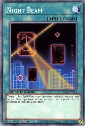 Night Beam (SGX1-ENB16) - Speed Duel GX: Duel Academy Box 1st Edition - Premium Yugioh Single from Konami - Just $0.26! Shop now at Game Crave Tournament Store