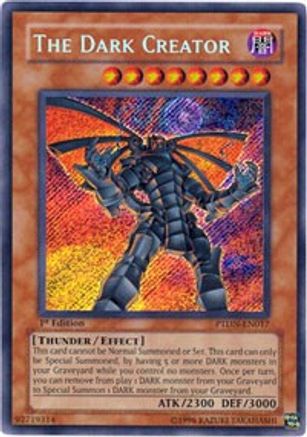 The Dark Creator (PTDN-EN017) - Phantom Darkness Unlimited - Premium Yugioh Single from Konami - Just $22.83! Shop now at Game Crave Tournament Store