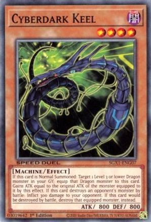 Cyberdark Keel (SGX1-ENG07) - Speed Duel GX: Duel Academy Box 1st Edition - Premium Yugioh Single from Konami - Just $0.25! Shop now at Game Crave Tournament Store