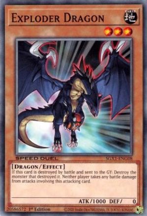 Exploder Dragon (SGX1-ENG08) - Speed Duel GX: Duel Academy Box 1st Edition - Premium Yugioh Single from Konami - Just $0.08! Shop now at Game Crave Tournament Store
