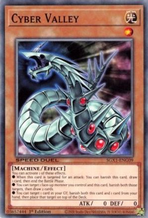 Cyber Valley (SGX1-ENG09) - Speed Duel GX: Duel Academy Box 1st Edition - Premium Yugioh Single from Konami - Just $0.25! Shop now at Game Crave Tournament Store