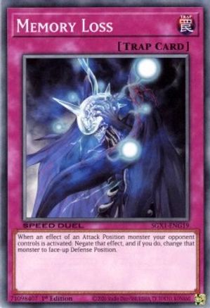 Memory Loss (SGX1-ENG19) - Speed Duel GX: Duel Academy Box 1st Edition - Premium Yugioh Single from Konami - Just $0.25! Shop now at Game Crave Tournament Store