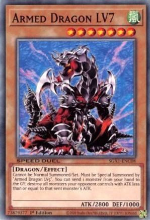 Armed Dragon LV7 (SGX1-ENC08) - Speed Duel GX: Duel Academy Box 1st Edition - Premium Yugioh Single from Konami - Just $0.25! Shop now at Game Crave Tournament Store