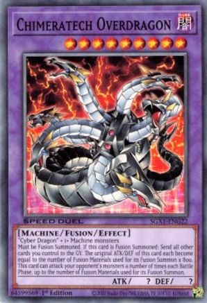 Chimeratech Overdragon (SGX1-ENG22) - Speed Duel GX: Duel Academy Box 1st Edition - Premium Yugioh Single from Konami - Just $0.25! Shop now at Game Crave Tournament Store