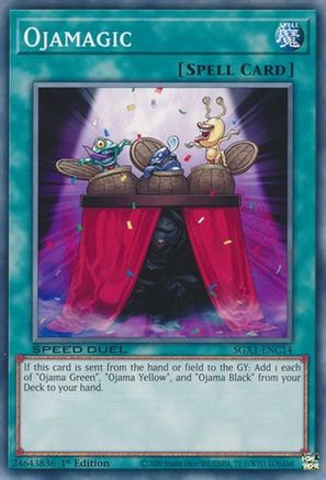 Ojamagic (SGX1-ENC14) - Speed Duel GX: Duel Academy Box 1st Edition - Premium Yugioh Single from Konami - Just $0.25! Shop now at Game Crave Tournament Store