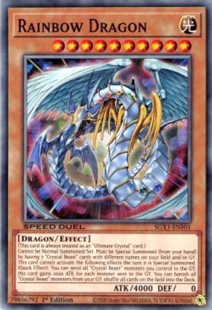 Rainbow Dragon (SGX1-ENF01) - Speed Duel GX: Duel Academy Box 1st Edition - Premium Yugioh Single from Konami - Just $0.25! Shop now at Game Crave Tournament Store