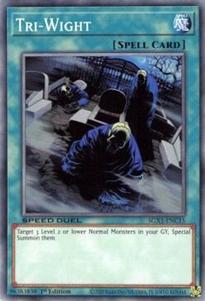 Tri-Wight (SGX1-ENC15) - Speed Duel GX: Duel Academy Box 1st Edition - Premium Yugioh Single from Konami - Just $0.08! Shop now at Game Crave Tournament Store