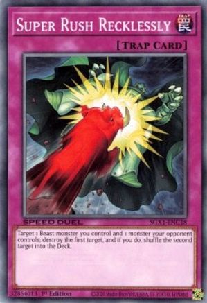 Super Rush Recklessly (SGX1-ENC18) - Speed Duel GX: Duel Academy Box 1st Edition - Premium Yugioh Single from Konami - Just $0.25! Shop now at Game Crave Tournament Store