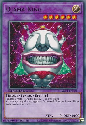 Ojama King (SGX1-ENC21) - Speed Duel GX: Duel Academy Box 1st Edition - Premium Yugioh Single from Konami - Just $0.27! Shop now at Game Crave Tournament Store