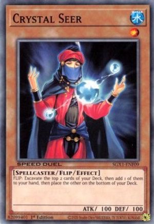 Crystal Seer (SGX1-ENF09) - Speed Duel GX: Duel Academy Box 1st Edition - Premium Yugioh Single from Konami - Just $0.25! Shop now at Game Crave Tournament Store