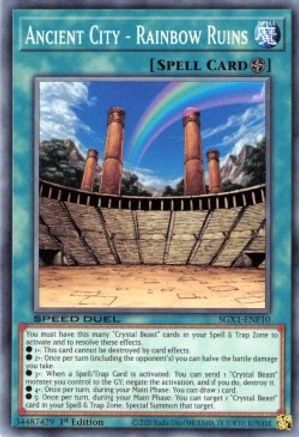 Ancient City - Rainbow Ruins (SGX1-ENF10) - Speed Duel GX: Duel Academy Box 1st Edition - Premium Yugioh Single from Konami - Just $0.25! Shop now at Game Crave Tournament Store