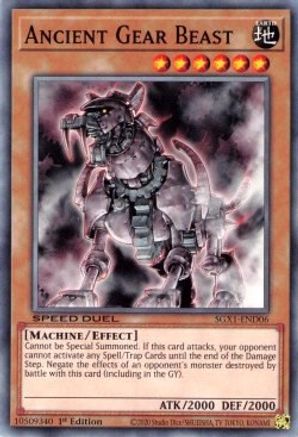 Ancient Gear Beast (SGX1-END06) - Speed Duel GX: Duel Academy Box 1st Edition - Premium Yugioh Single from Konami - Just $0.25! Shop now at Game Crave Tournament Store