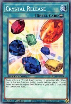 Crystal Release (SGX1-ENF14) - Speed Duel GX: Duel Academy Box 1st Edition - Premium Yugioh Single from Konami - Just $0.13! Shop now at Game Crave Tournament Store