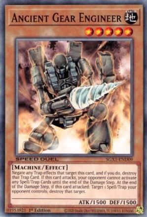 Ancient Gear Engineer (SGX1-END09) - Speed Duel GX: Duel Academy Box 1st Edition - Premium Yugioh Single from Konami - Just $0.25! Shop now at Game Crave Tournament Store