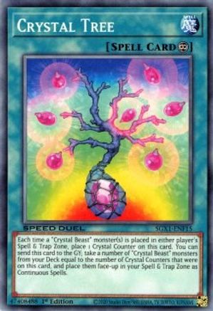 Crystal Tree (SGX1-ENF15) - Speed Duel GX: Duel Academy Box 1st Edition - Premium Yugioh Single from Konami - Just $0.25! Shop now at Game Crave Tournament Store