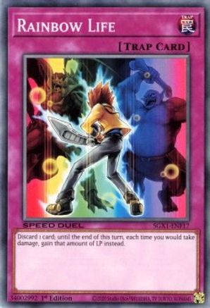 Rainbow Life (SGX1-ENF17) - Speed Duel GX: Duel Academy Box 1st Edition - Premium Yugioh Single from Konami - Just $0.25! Shop now at Game Crave Tournament Store