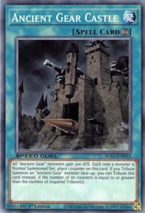 Ancient Gear Castle (SGX1-END13) - Speed Duel GX: Duel Academy Box 1st Edition - Premium Yugioh Single from Konami - Just $0.25! Shop now at Game Crave Tournament Store