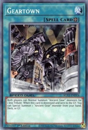 Geartown (SGX1-END14) - Speed Duel GX: Duel Academy Box 1st Edition - Premium Yugioh Single from Konami - Just $0.25! Shop now at Game Crave Tournament Store