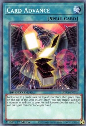 Card Advance (SGX1-END16) - Speed Duel GX: Duel Academy Box 1st Edition - Premium Yugioh Single from Konami - Just $0.25! Shop now at Game Crave Tournament Store