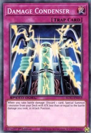 Damage Condenser (SGX1-END19) - Speed Duel GX: Duel Academy Box 1st Edition - Premium Yugioh Single from Konami - Just $0.25! Shop now at Game Crave Tournament Store