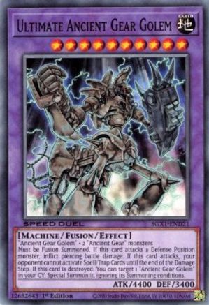 Ultimate Ancient Gear Golem (SGX1-END21) - Speed Duel GX: Duel Academy Box 1st Edition - Premium Yugioh Single from Konami - Just $0.25! Shop now at Game Crave Tournament Store
