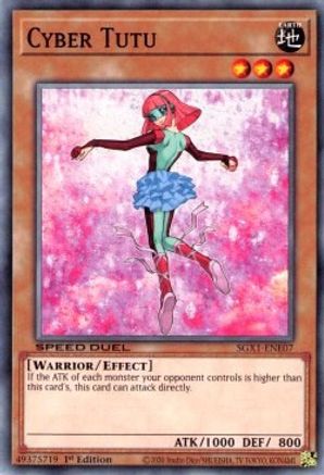 Cyber Tutu (SGX1-ENE07) - Speed Duel GX: Duel Academy Box 1st Edition - Premium Yugioh Single from Konami - Just $0.25! Shop now at Game Crave Tournament Store