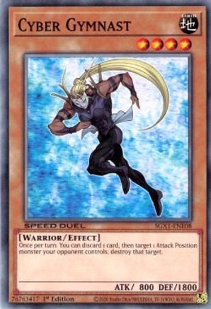 Cyber Gymnast (SGX1-ENE08) - Speed Duel GX: Duel Academy Box 1st Edition - Premium Yugioh Single from Konami - Just $0.25! Shop now at Game Crave Tournament Store