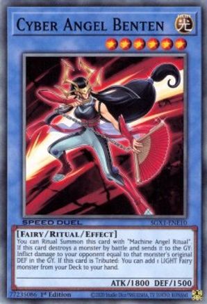 Game Crave Tournament Store - Cyber Angel Benten (SGX1-ENE10) - Speed Duel  GX: Duel Academy Box 1st Edition