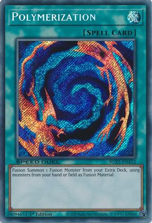 Polymerization (A) (Secret Rare) (SGX1-ENA12) - Speed Duel GX: Duel Academy Box 1st Edition - Premium Yugioh Single from Konami - Just $0.54! Shop now at Game Crave Tournament Store