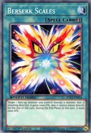Berserk Scales (SGX1-ENE16) - Speed Duel GX: Duel Academy Box 1st Edition - Premium Yugioh Single from Konami - Just $0.25! Shop now at Game Crave Tournament Store